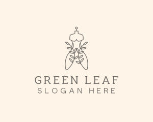 Sustainable Fashion Dress logo design