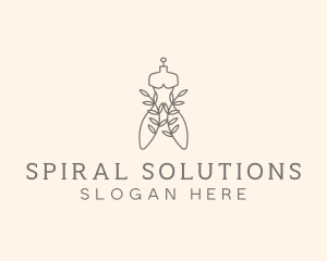 Sustainable Fashion Dress logo design