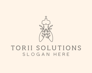 Sustainable Fashion Dress logo design