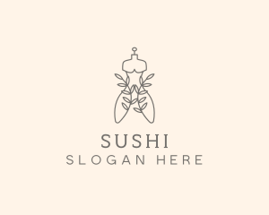 Sustainable Fashion Dress logo design