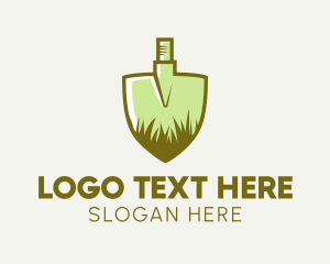 Landscaping - Shovel Grass Landscaping logo design