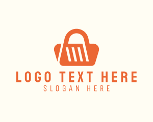 Minimart - Shopping Bag Grocery logo design