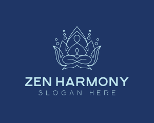 Yoga Zen Mindfulness logo design