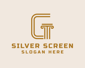 Investor - Elegant Pillar Letter G logo design