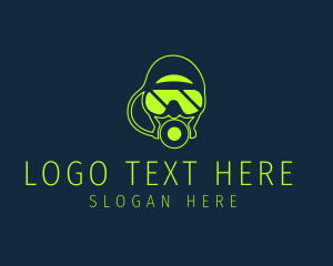 Neon - Scuba Diver Snorkel logo design