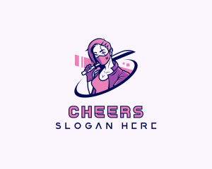 Streamer - Cosplay Gaming Streamer logo design