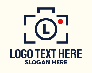 Videographer - Camera Focus Letter logo design