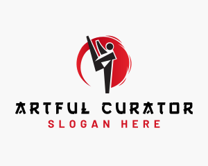 Karate Martial Arts logo design