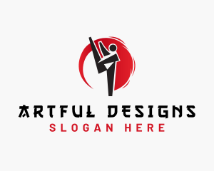 Karate Martial Arts logo design