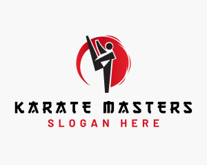 Karate Martial Arts logo design