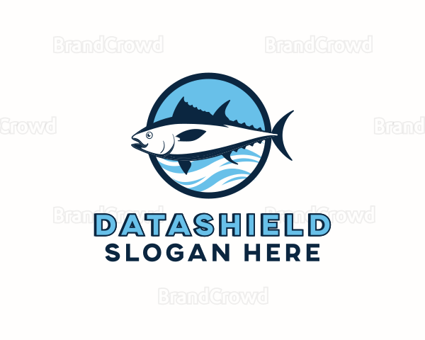Ocean Tuna Fish Logo