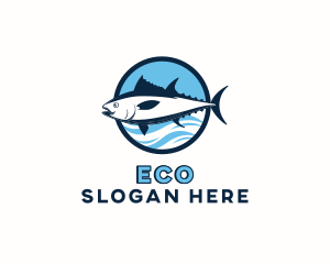 Ocean Tuna Fish Logo