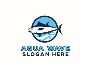 Ocean - Ocean Tuna Fish logo design