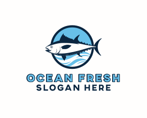 Tuna - Ocean Tuna Fish logo design