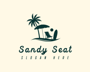 Summer Beach Chair logo design