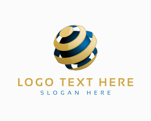 3d - Global Firm Enterprise logo design