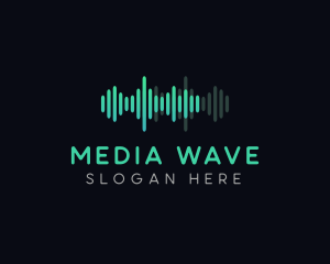 Broadcast - Soundwave Synthesizer Broadcast logo design