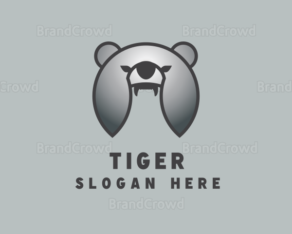 Silver Helmet Bear Logo