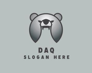 Silver Helmet Bear Logo