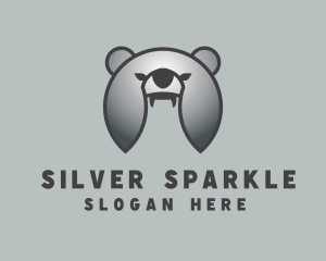 Silver - Silver Helmet Bear logo design