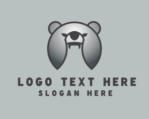 Silver Helmet Bear Logo