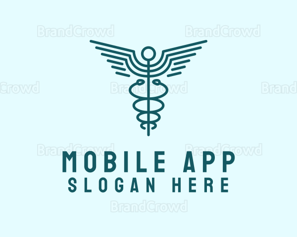 Medical Healthcare Caduceus Logo