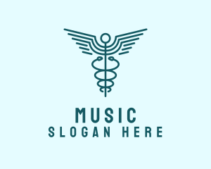 Medical Healthcare Caduceus Logo