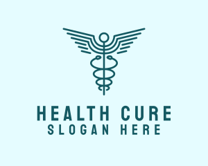 Medication - Medical Healthcare Caduceus logo design