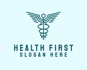 Medical - Medical Healthcare Caduceus logo design