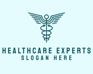 Physician - Medical Healthcare Caduceus logo design