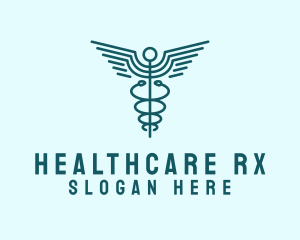Pharmacist - Medical Healthcare Caduceus logo design