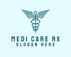 Pharmacist - Medical Healthcare Caduceus logo design