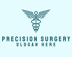 Surgery - Medical Healthcare Caduceus logo design
