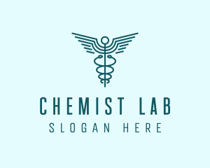 Chemist - Medical Healthcare Caduceus logo design