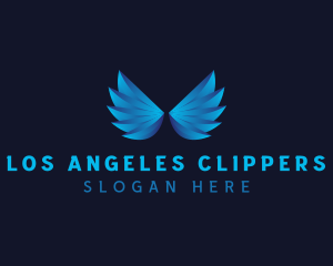 Wings Spiritual Angel logo design