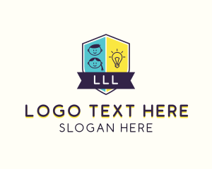 Lightbulb - Educational Kids Learning logo design