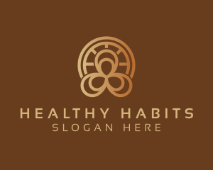 Yoga Zen Wellness  logo design