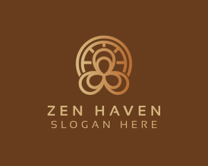 Yoga Zen Wellness  logo design