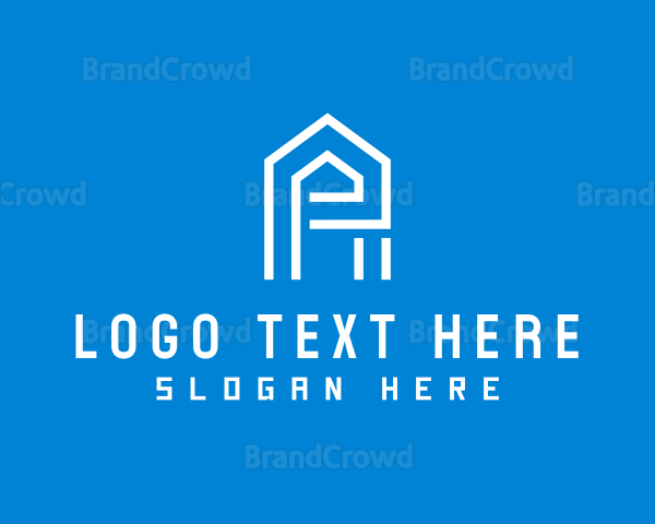Simple Letter E House Logo