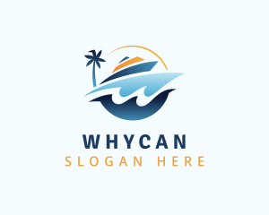 Tourist - Travel Cruise Getaway logo design