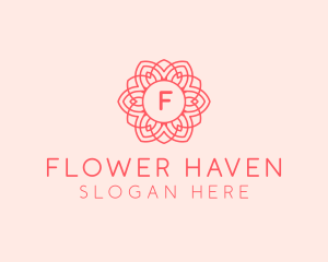 Flower Beauty Spa logo design