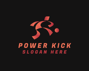 Football Soccer Athlete logo design