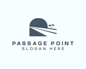 Passage - Tunnel Travel Road Trip logo design