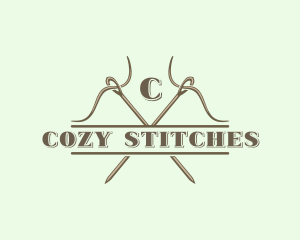 Sewing Needle Tailoring logo design