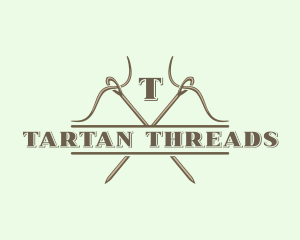 Sewing Needle Tailoring logo design