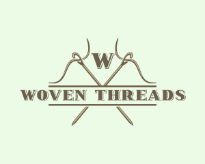 Sewing Needle Tailoring logo design