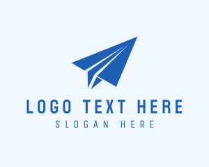 Paper Plane - Flight Paper Plane logo design