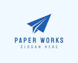 Paper - Flight Paper Plane logo design