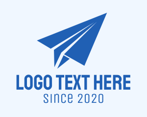 Paper Plane - Minimalist Paper Plane logo design