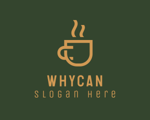 Coffee - Golden Cup Letter C logo design